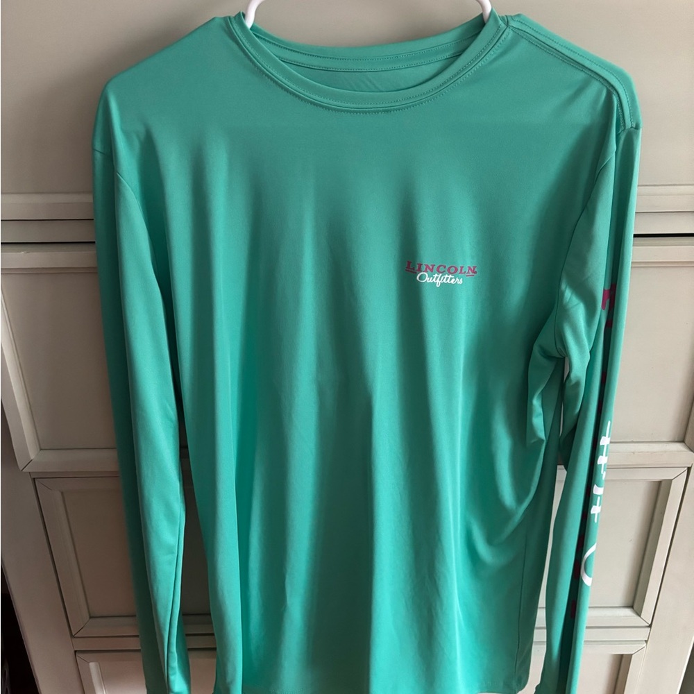 Lincoln Outfitters Teal Long Sleeve Shirt